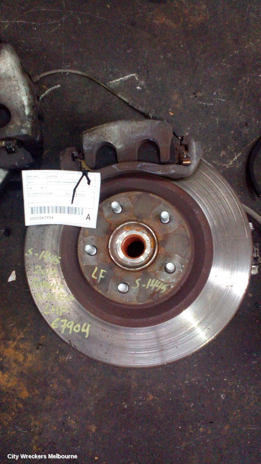RENAULT KALEOS LEFT FRONT HUB ASSEMBLY, H45, 09/2008 - 04/2016 - Image 1