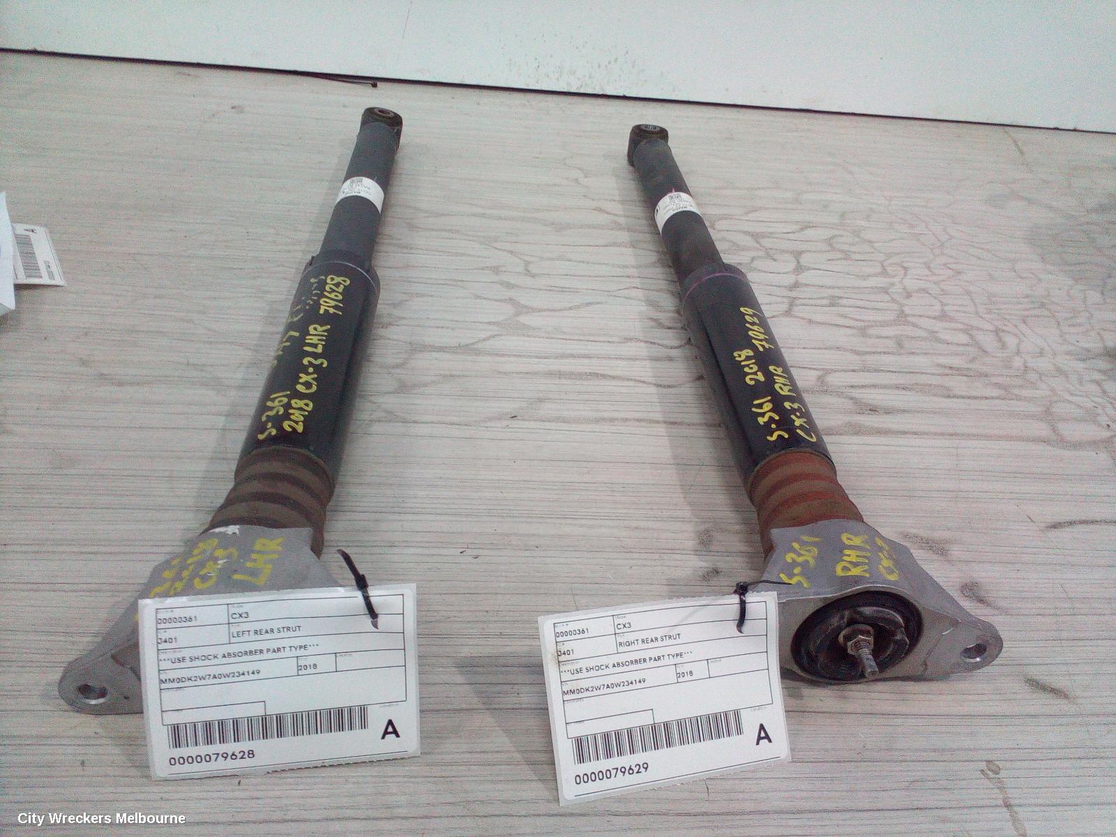 MAZDA CX3 LEFT REAR STRUT, ***USE SHOCK ABSORBER PART TYPE*** - Image 3