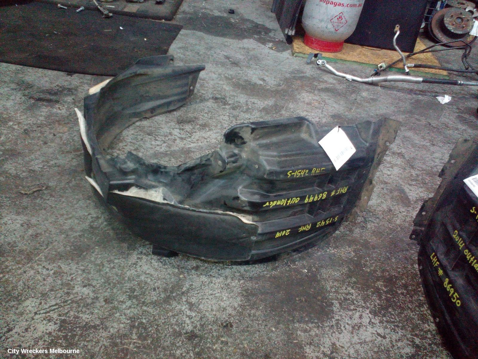 MITSUBISHI OUTLANDER RIGHT GUARD LINER, ZJ-ZL, 03/2014 ONWARDS - Image 2