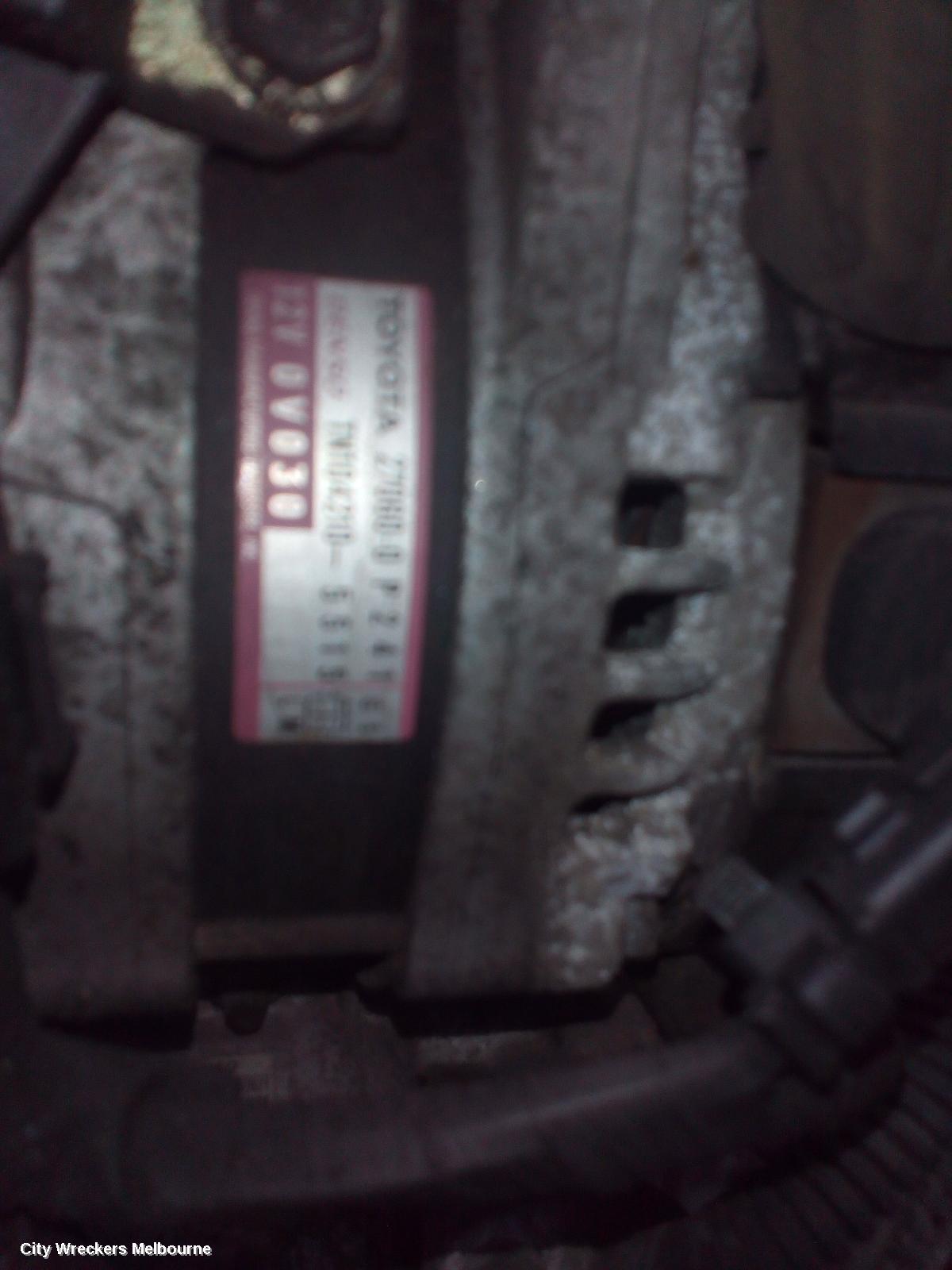 TOYOTA KLUGER ALTERNATOR, PETROL, 3.5, 2GR-FE, GSU50/GSU55, 03/2014 - 10/2016 - Image 1