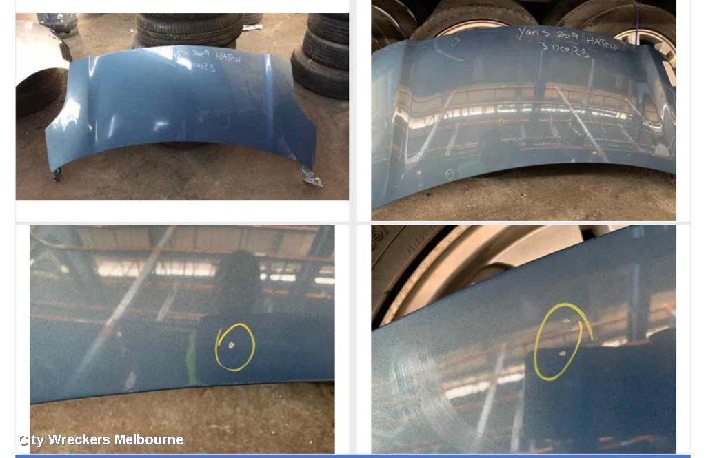 TOYOTA YARIS BONNET, NCP9#, HATCH, 10/2005 - 07/2011 (AUS ONLY) - Image 1