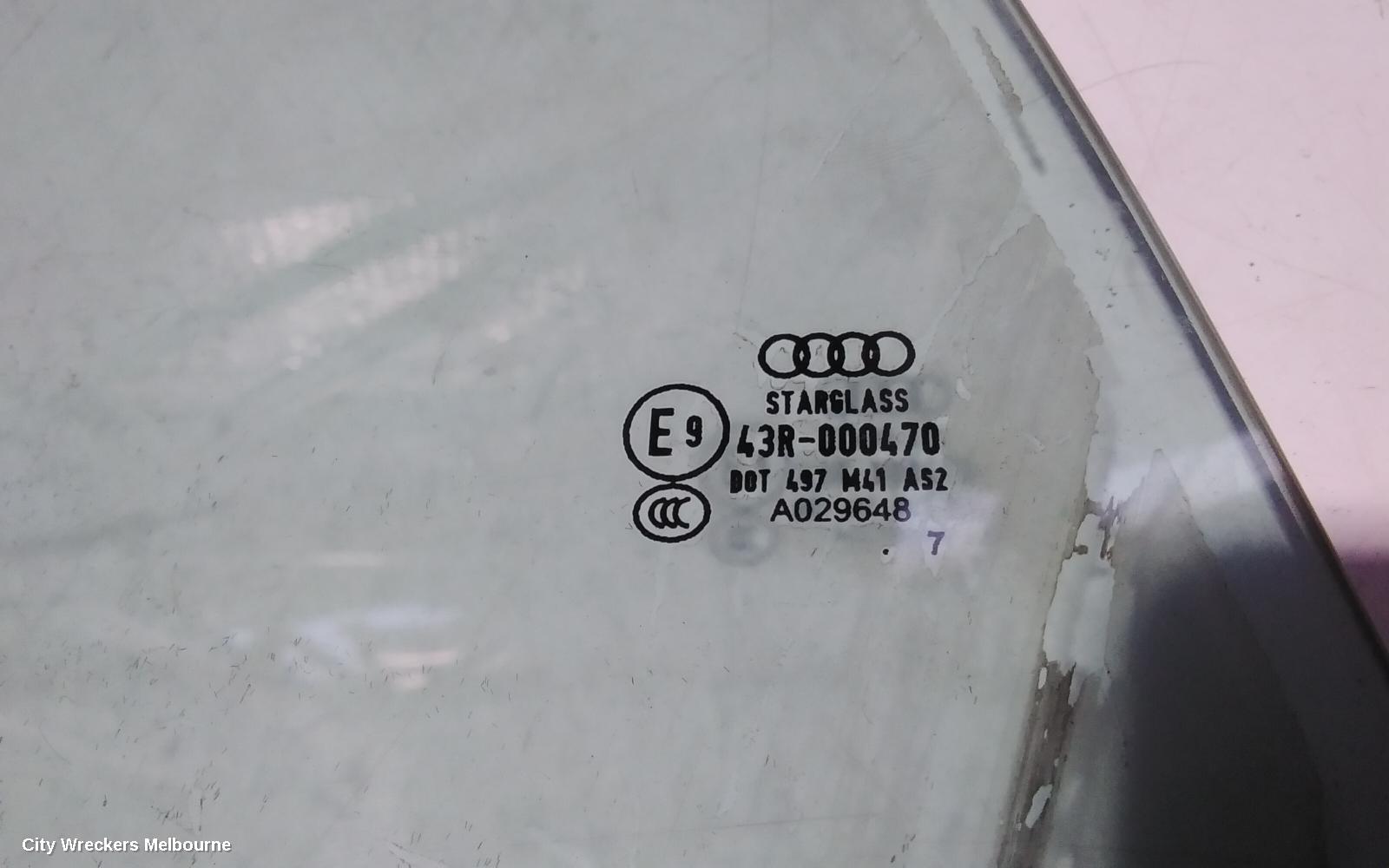 AUDI TT LEFT FRONT DOOR WINDOW, 8J, CABRIO, 03/2007 - 12/2014 - Image 2