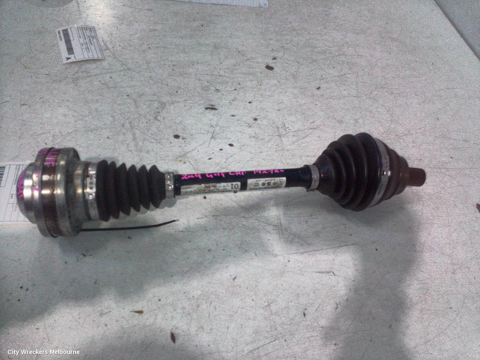 VOLKSWAGEN GOLF LEFT DRIVESHAFT, FRONT, AUTO T/M, PETROL, 1.4, GEN 6, 10/2008 - 01/2016 - Image 3