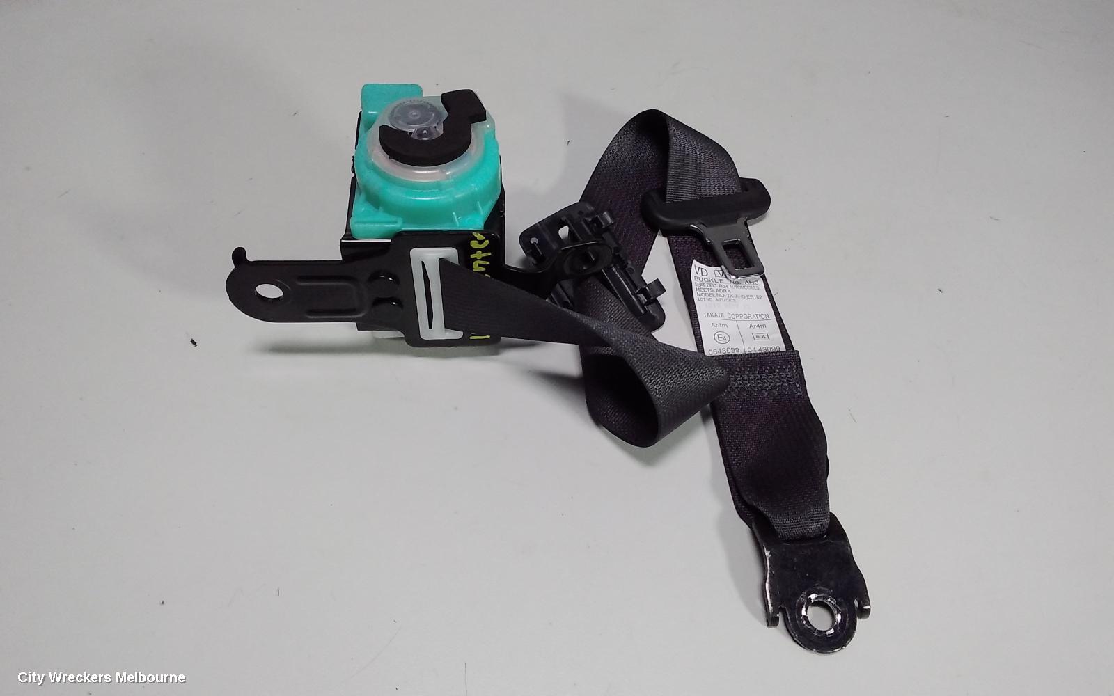 SUBARU WRX SEATBELT/STALK, CENTRE REAR, SEAT BELT ONLY, V1, 03/2014 ONWARDS - Image 3