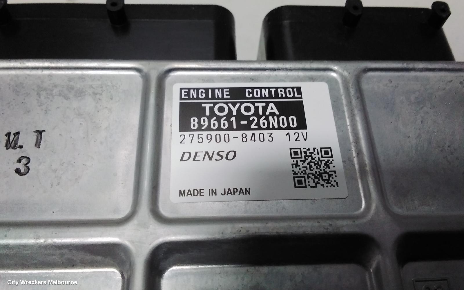 TOYOTA HIACE ECU, ENGINE ECU, 3.0, 1KD-FTV, DIESEL, P/N 89661-26N00, ECU ONLY, KDH, 09/2006 - 04/2019 - Image 2