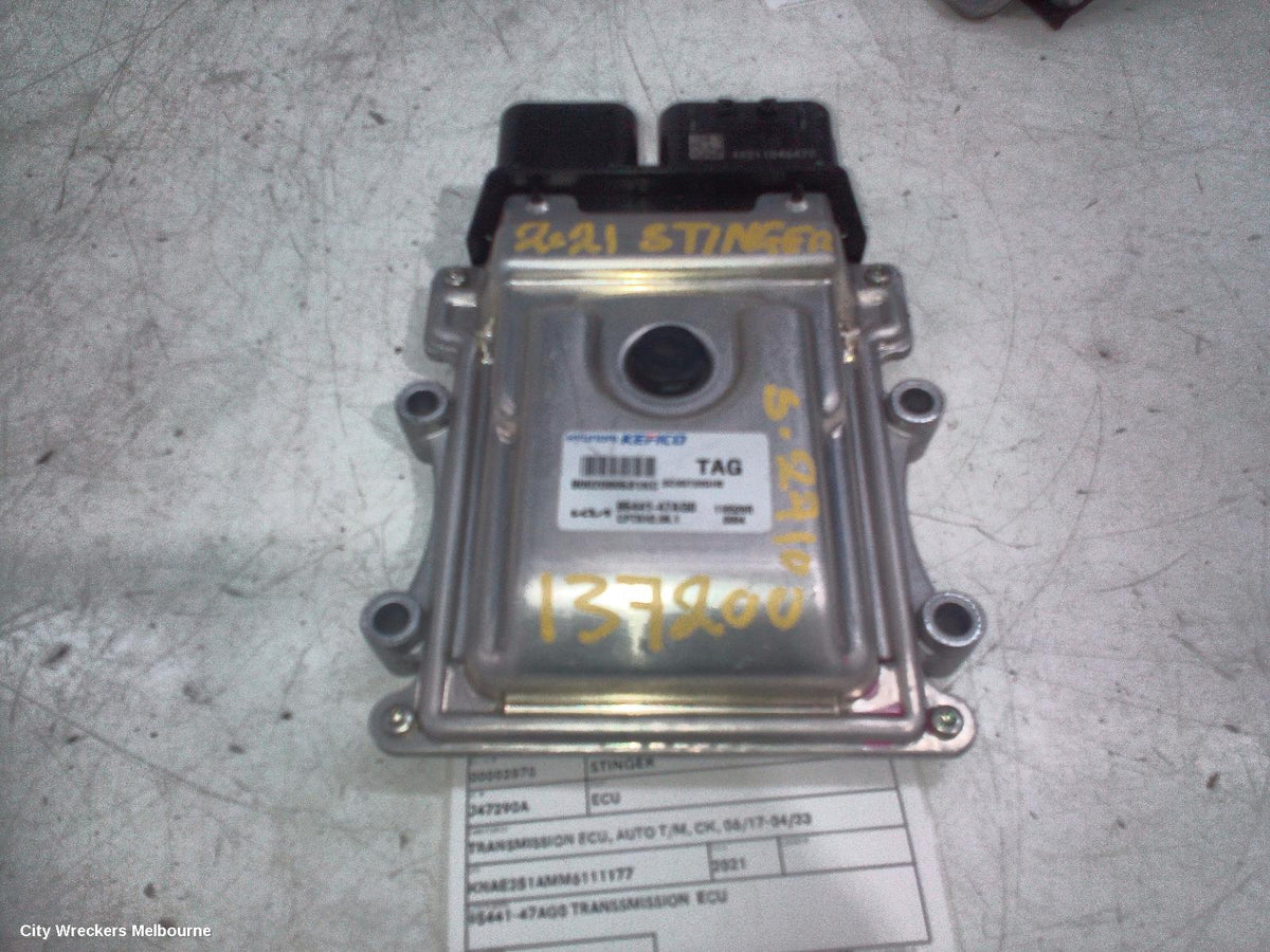 KIA STINGER ECU, TRANSMISSION ECU, AUTO T/M, CK, 06/2017 - 04/2023 - Image 1