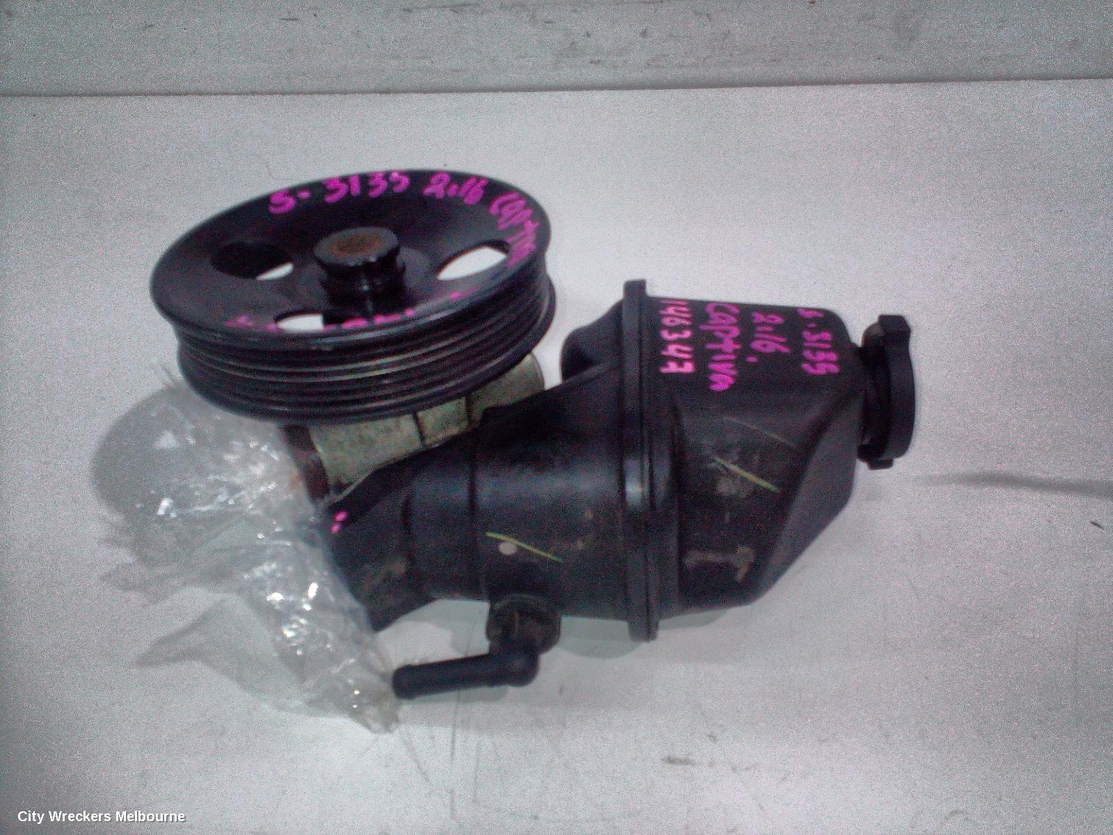 HOLDEN CAPTIVA STEERING PUMP, PETROL, 2.4, LE5/LE9, CG, 01/2011 - 06/2018 - Image 3