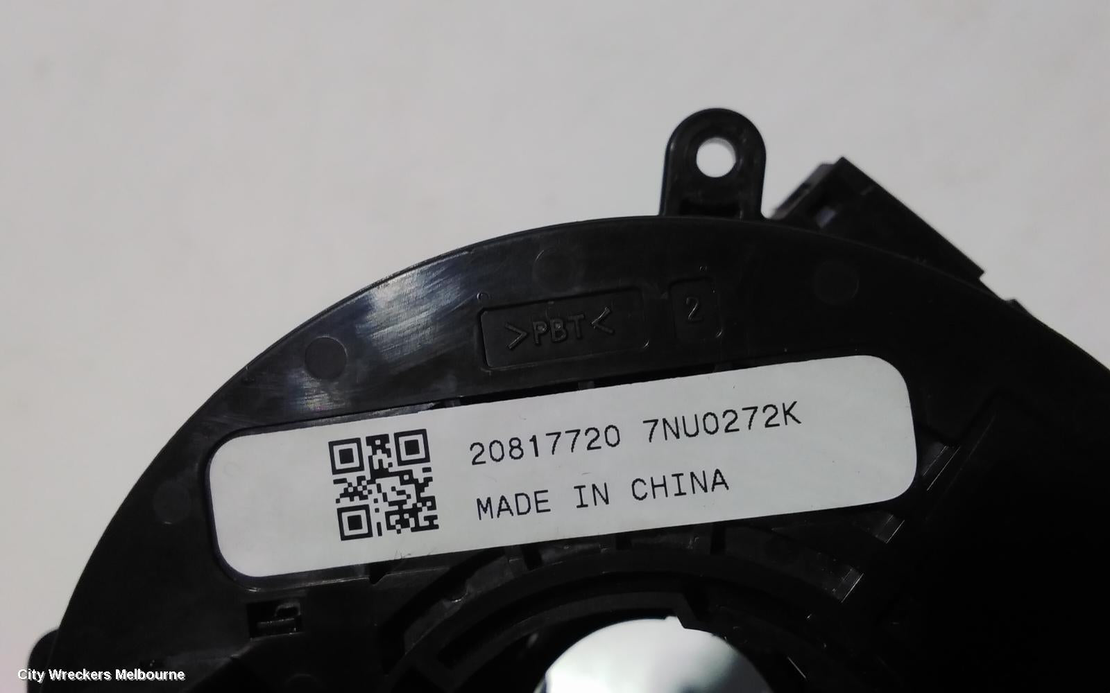 HOLDEN CRUZE AIRBAG MODULE/SENSOR, CLOCKSPRING, JG, 03/2009 - 02/2011 - Image 2