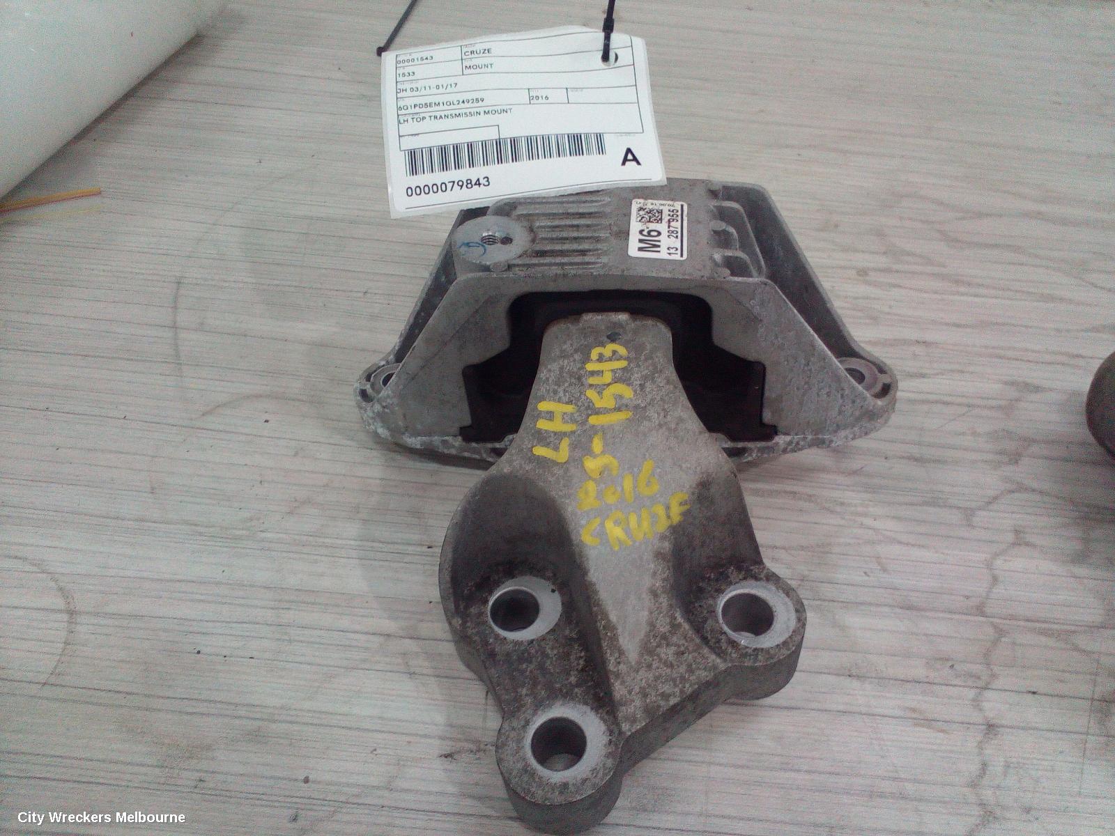 HOLDEN CRUZE MOUNT, JH 03/2011 - 01/2017 - Image 2