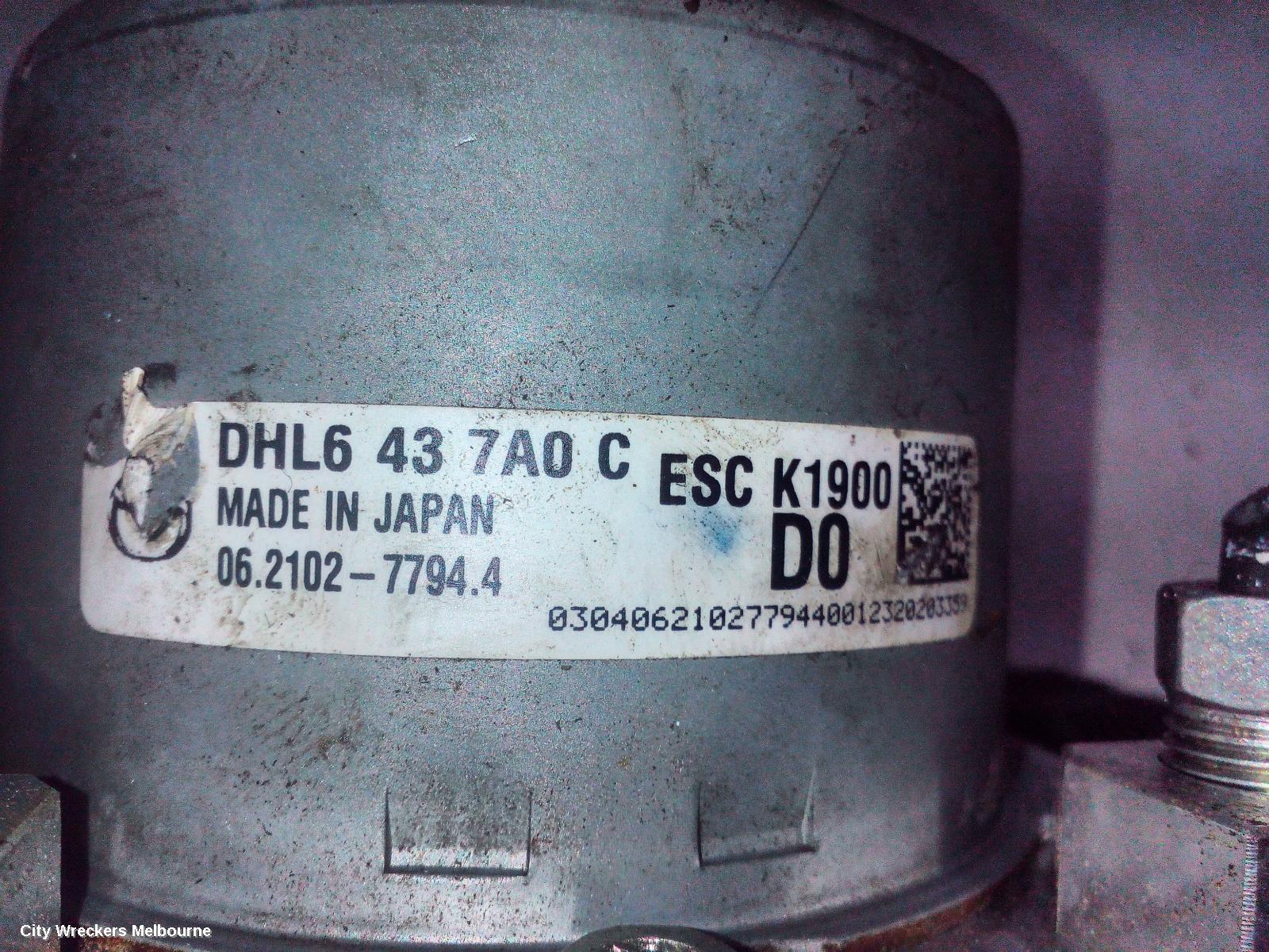 MAZDA 2 ABS PUMP/MODULATOR, DJ/DL, P/N DHL6437A0C, 09/2014 ONWARDS - Image 3