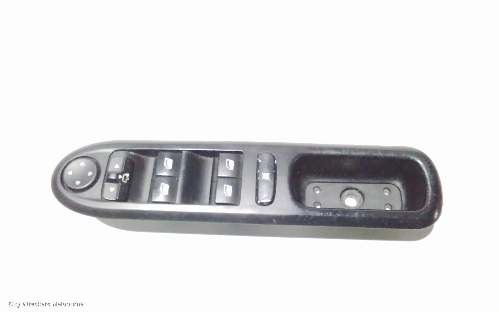 PEUGEOT 407 PWR DR WIND SWITCH, RH FRONT (MASTER SWITCH), SEDAN/WAGON, 09/2004 - 12/2011 - Image 1
