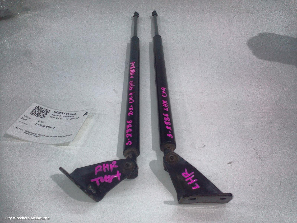 MAZDA CX9 HATCH STRUT, TAILGATE STRUTS (PAIR), TC, NON POWER LIFTGATE TYPE, 07/2016 - 12/2024 - Image 1