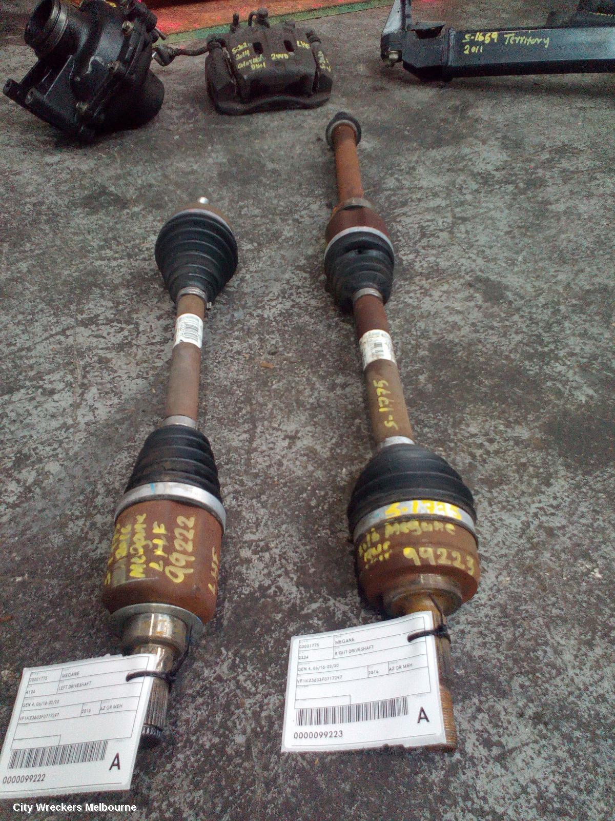 RENAULT MEGANE RIGHT DRIVESHAFT, GEN 4, 06/2016 - 02/2020 - Image 2