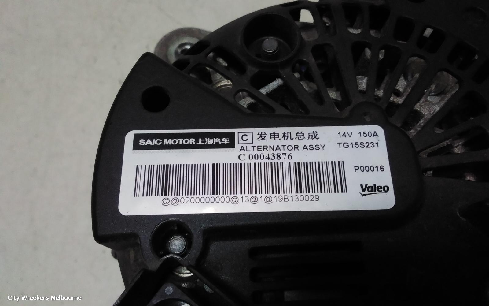 LDV G10 ALTERNATOR, DIESEL, 1.9, SV7A/SV7C, WAGON/VAN, 04/2015 - 06/2021 - Image 3