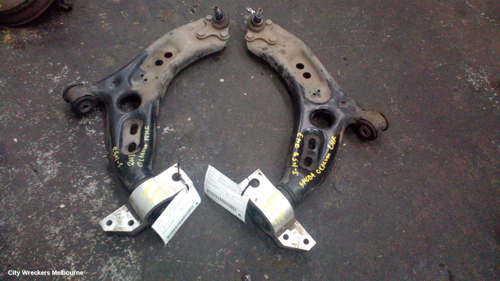 SKODA OCTAVIA LEFT FRONT LOWER CONTROL ARM, 1Z, 05/2009 - 10/2013 - Image 2