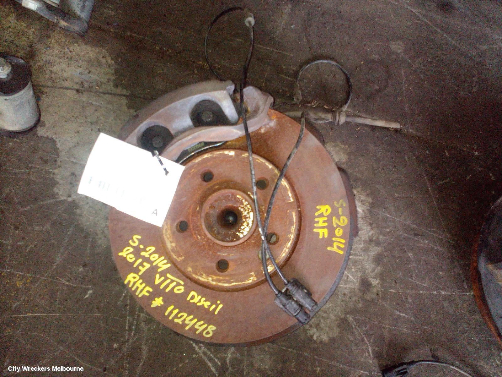 MERCEDES VITO RIGHT FRONT HUB ASSEMBLY, RWD, 447, 03/2015 ONWARDS - Image 3