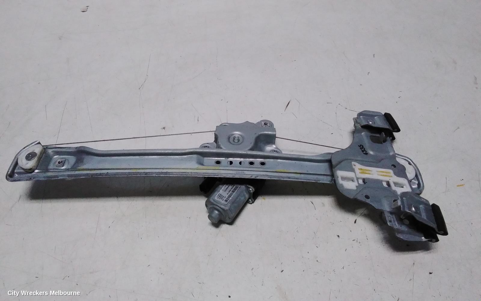 HOLDEN TRAX LEFT REAR WND REG/MOTOR, TJ SERIES, DOOR REG ASSY (REG AND MOTOR), 08/2013 - 12/2020 - Image 3