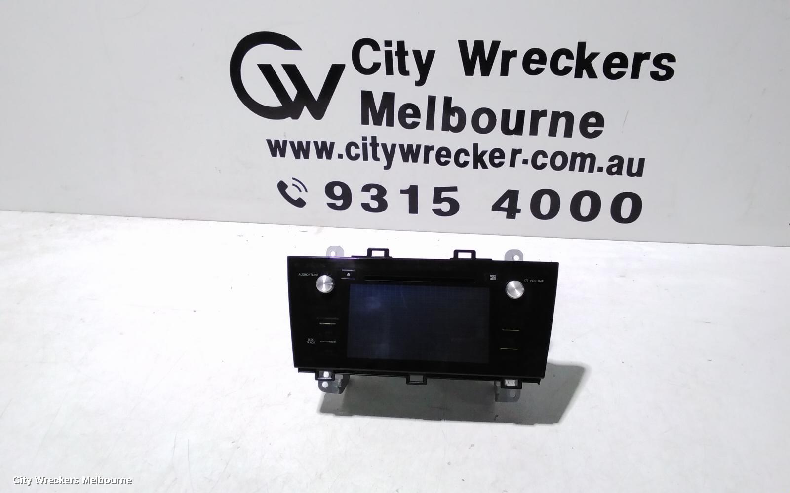 SUBARU OUTBACK RADIO/CD/DVD/SAT/TV, HEAD UNIT, 7IN SAT NAV TYPE, P/N ON FACE FB256KS, 6TH GEN, 08/2014 - 12/2017 52 - Image 1