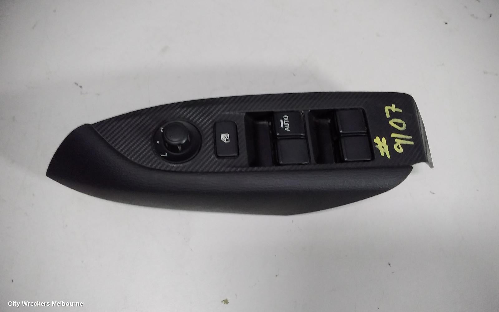 MAZDA CX3 PWR DR WIND SWITCH, RH FRONT (MASTER SWITCH), DK, 03/2015 - 01/2017 - Image 1