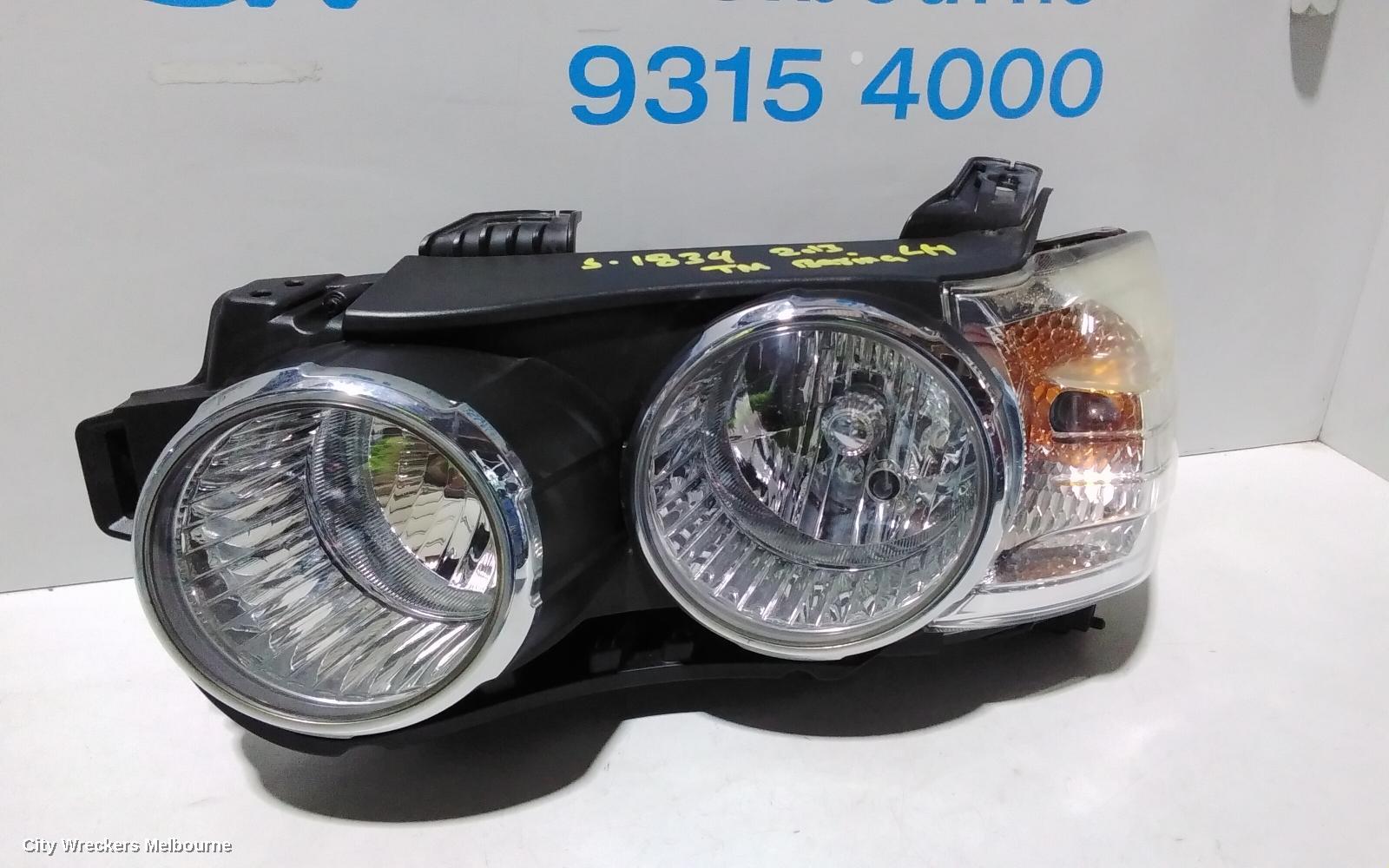 HOLDEN BARINA LEFT HEADLAMP, TM, W/ CHROME RING TYPE, 08/2011 - 08/2016 - Image 2