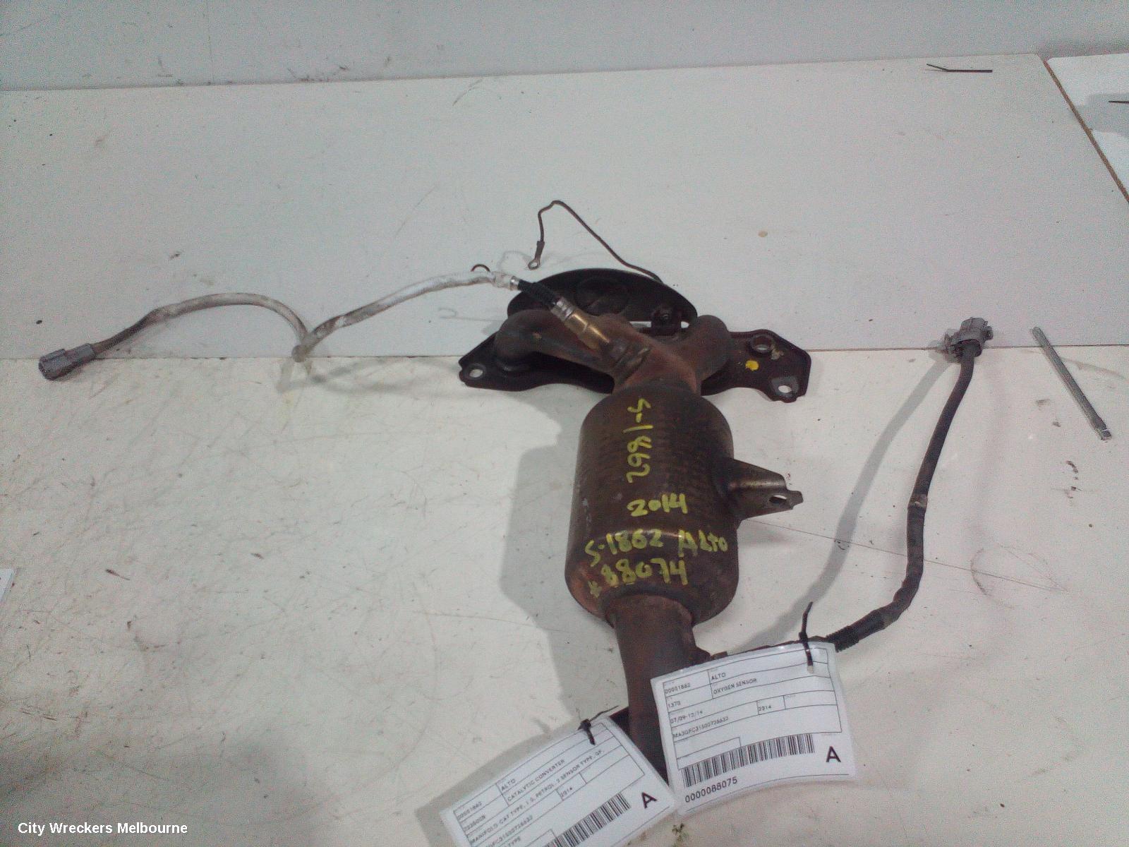 SUZUKI ALTO CATALYTIC CONVERTER, MANIFOLD-CAT TYPE, 1.0, PETROL, 2 SENSOR TYPE, GF, 07/2009 - 12/2014 - Image 2