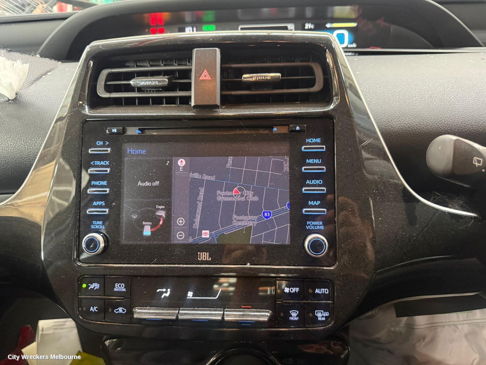TOYOTA PRIUS RADIO/CD/DVD/SAT/TV, ZVW50R, SAT NAV HEAD UNIT, 02/2016 - 12/2021 - Image 2
