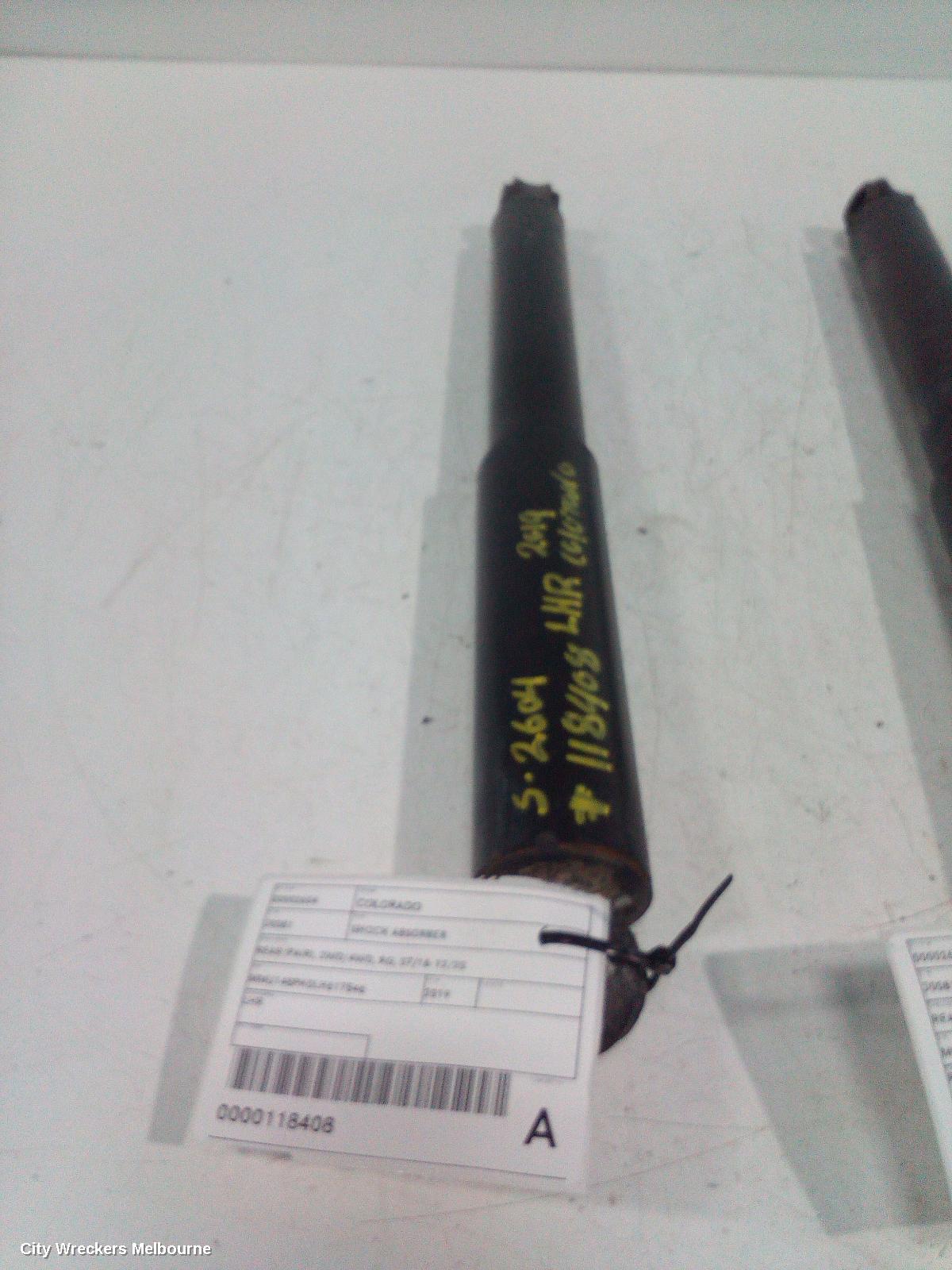 HOLDEN COLORADO SHOCK ABSORBER, REAR (PAIR), 2WD/4WD, RG, 07/2016 - 12/2020 - Image 2