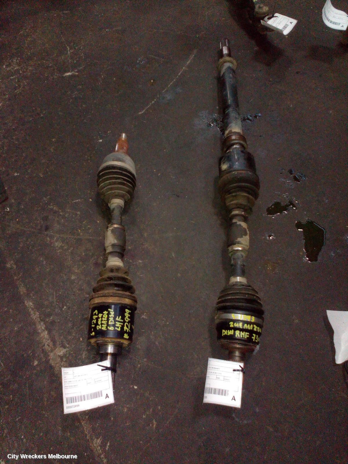 MAZDA 6 LEFT DRIVESHAFT, DIESEL TURBO, 2.2, R2, GH, 02/2008 - 11/2012 - Image 2