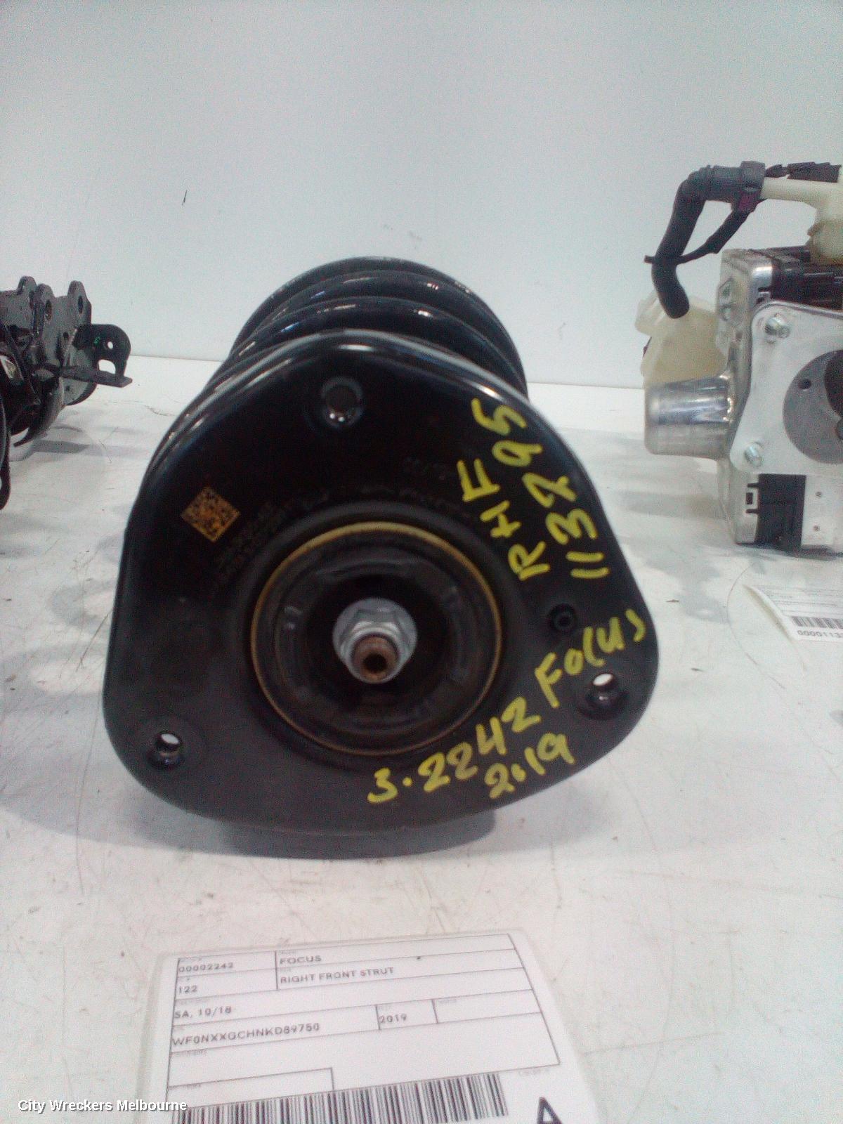 FORD FOCUS RIGHT FRONT STRUT, SA, 10/2018 - 12/2024 - Image 1