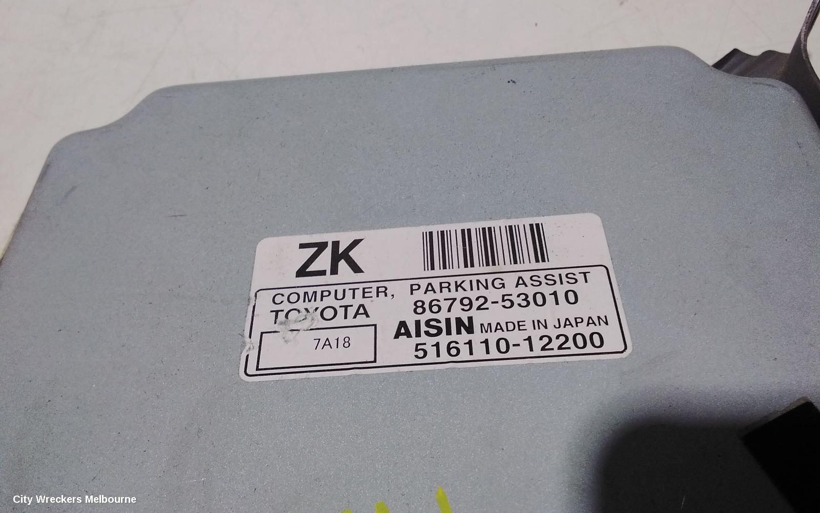 LEXUS IS250/IS250C, GSE20R 11/2005 - 07/2013, 86792-53010 COMPUTER  PARKING ASSIST: 91454 - Image 2