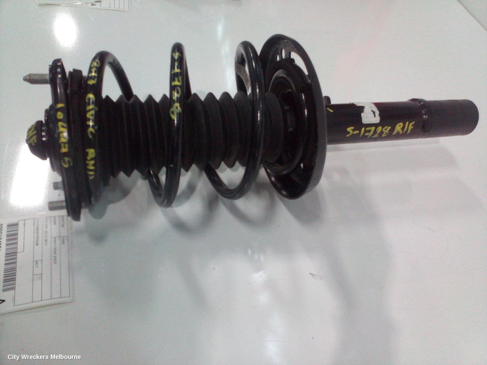 HONDA CIVIC RIGHT FRONT STRUT, 10TH GEN, 05/2016 - 08/2021 - Image 2
