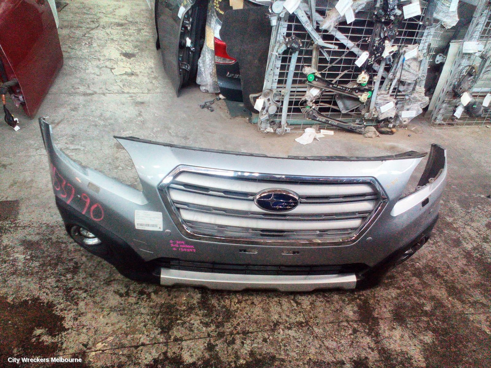 SUBARU OUTBACK FRONT BUMPER, 6TH GEN, W/ PARK SENSOR & H/LAMP WASHER TYPE, 08/2014 - 12/2017 - Image 2
