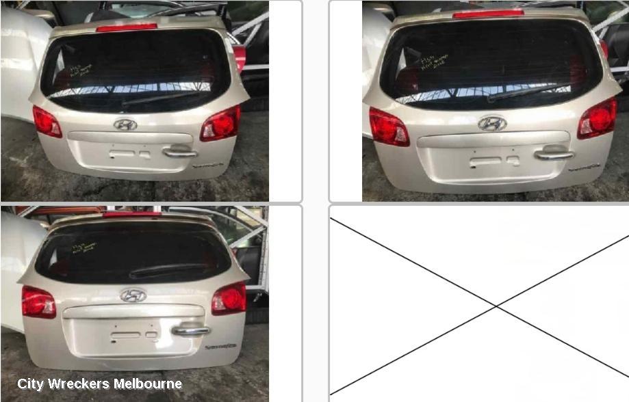 HYUNDAI SANTA FE BOOTLID/TAILGATE, TAILGATE, CM, SPOILERED TYPE, 11/2005 - 06/2012 - Image 1