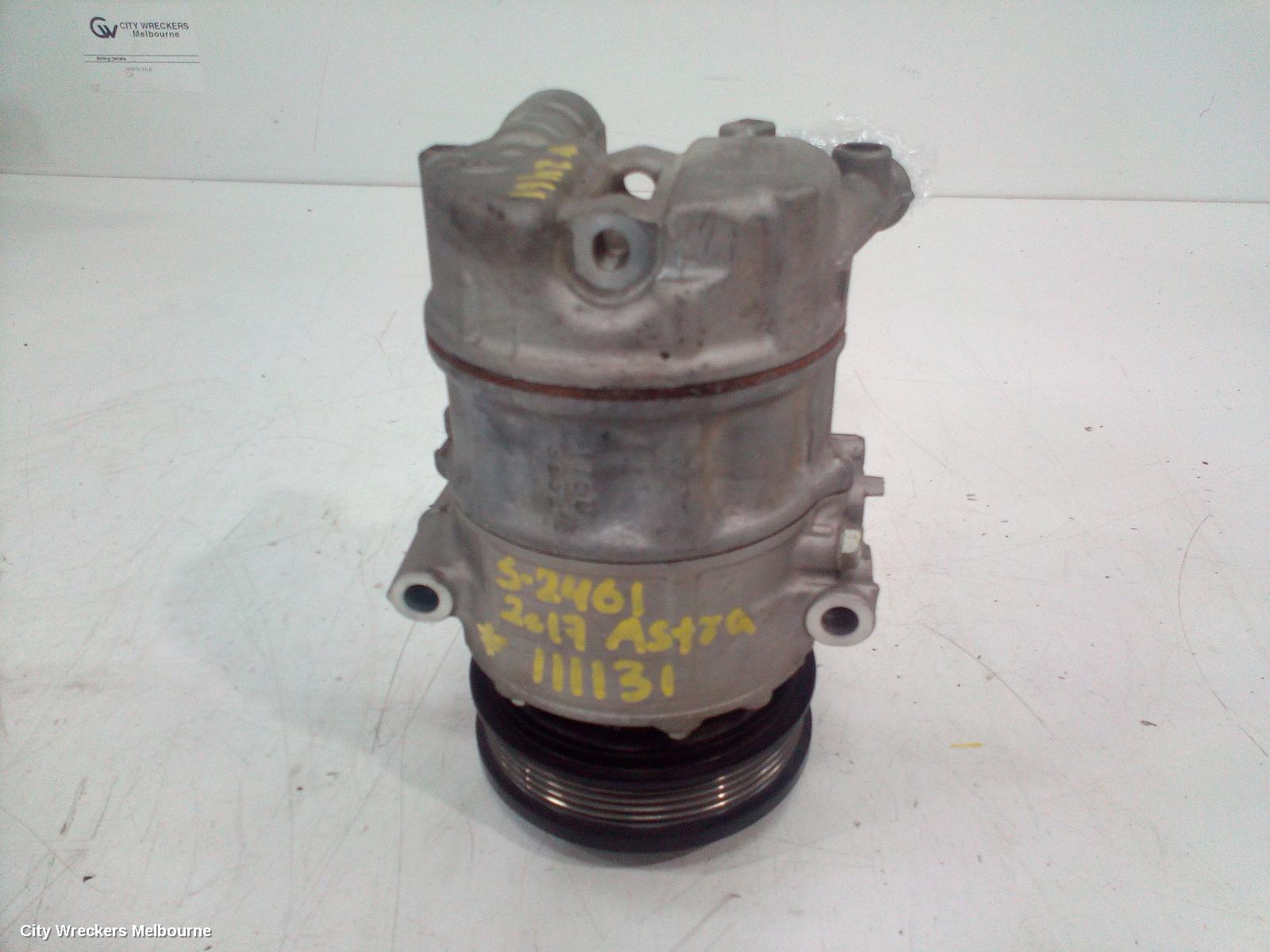 HOLDEN ASTRA A/C COMPRESSOR, BK-BL, 1.4, PETROL, 09/2016 - 12/2020 - Image 1