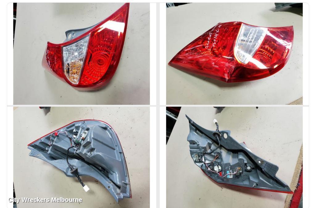 HYUNDAI ACCENT LEFT TAILLIGHT, RB, HATCH, 07/2011 - 12/2019 - Image 1