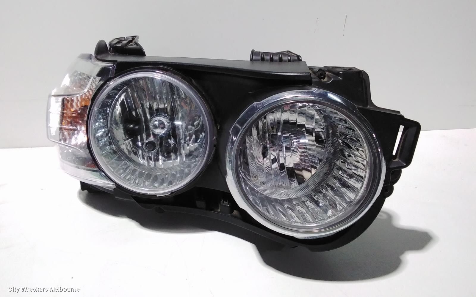 HOLDEN BARINA RIGHT HEADLAMP, TM, W/ CHROME RING TYPE, 08/2011 - 08/2016 - Image 2