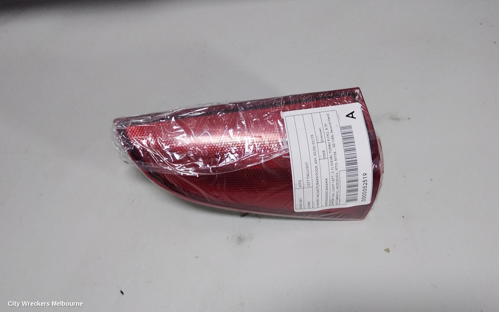 MERCEDES VITO LEFT TAILLIGHT, UPPER TAILGATE, 639, 02/2006 - 02/2015 - Image 3