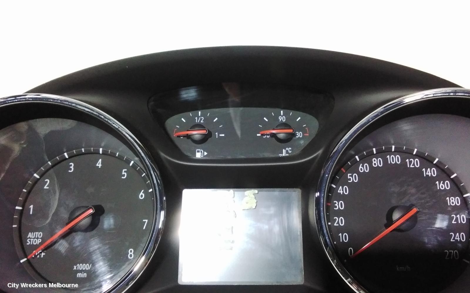 HOLDEN ASTRA INSTRUMENT CLUSTER, PETROL, AUTO T/M, BK, HATCH/WAGON, 09/2016 ONWARDS - Image 3