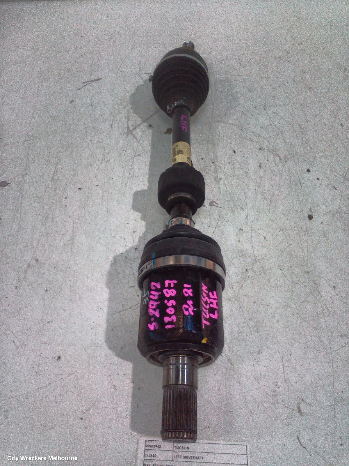 HYUNDAI TUCSON LEFT DRIVESHAFT, NX4, FRONT, 02/2021 ONWARDS - Image 1