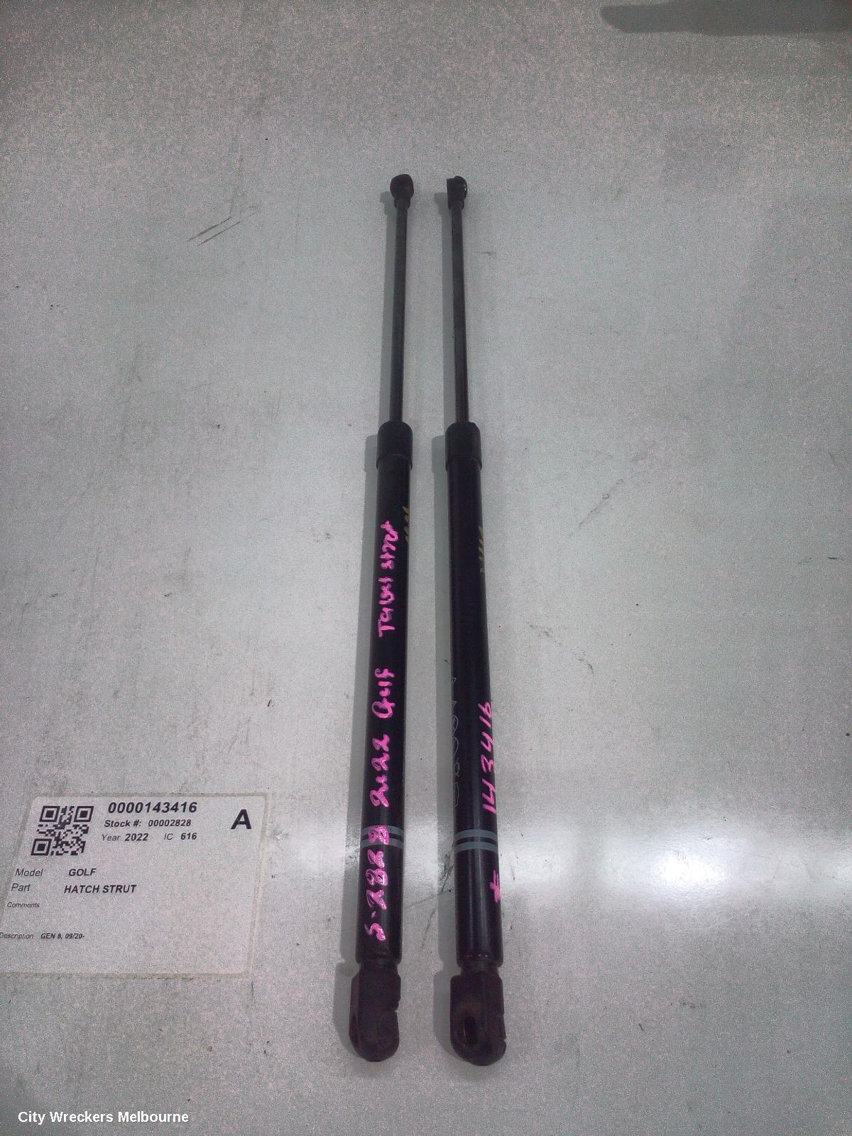 VOLKSWAGEN GOLF HATCH STRUT, GEN 8, 09/2020 ONWARDS - Image 2