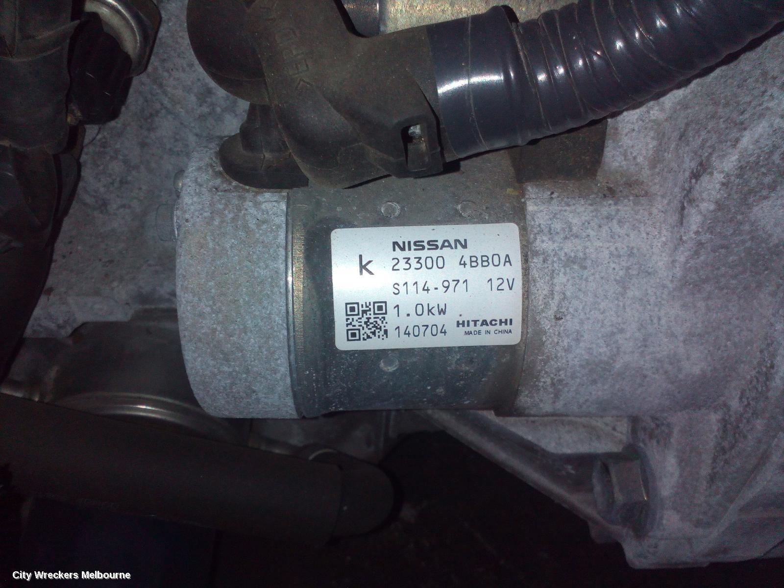 NISSAN QASHQAI STARTER, PETROL, 2.0, MR20, J11, 06/2014 - 07/2021 - Image 1