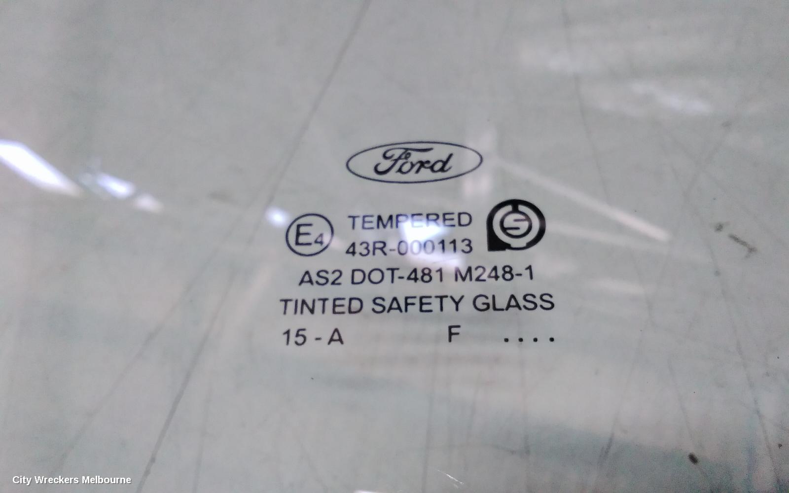 FORD FALCON RIGHT FRONT DOOR WINDOW, FG MKI-MKII, 05/2008 - 09/2014 - Image 3
