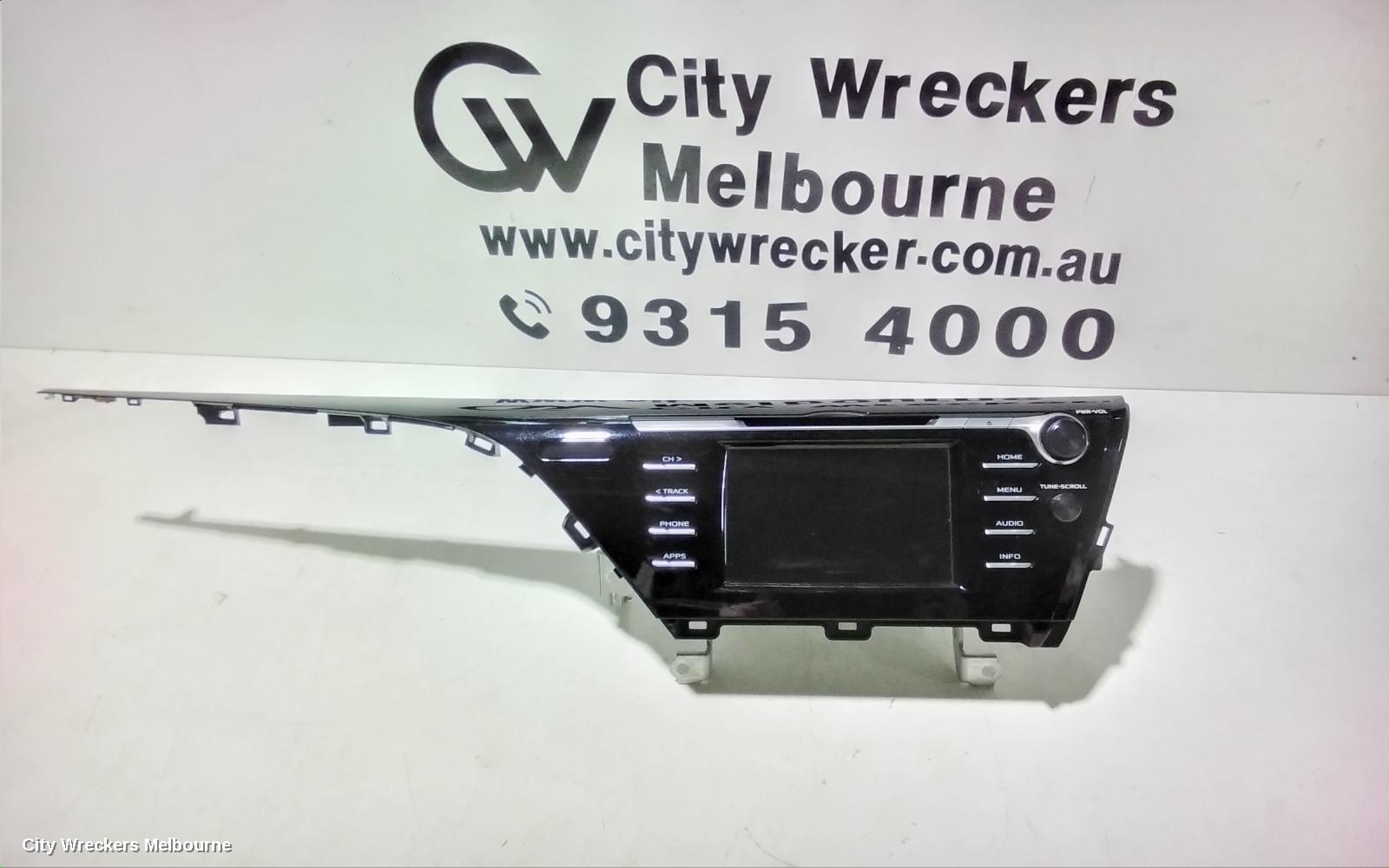 TOYOTA CAMRY RADIO/CD/DVD/SAT/TV, 7IN TOUCHSCREEN, ASCENT, XV70, 09/2017 - 01/2021 - Image 2
