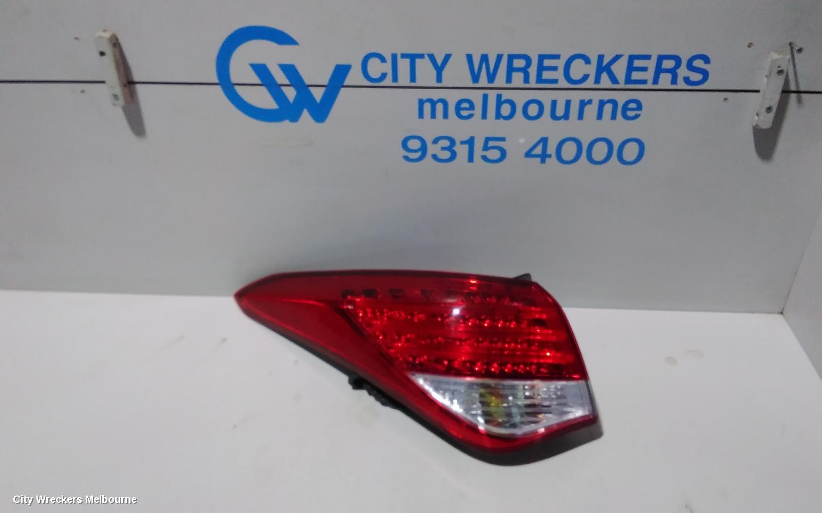HYUNDAI I40 LEFT TAILLIGHT, VF, SEDAN, 04/2012 - 05/2015 - Image 1