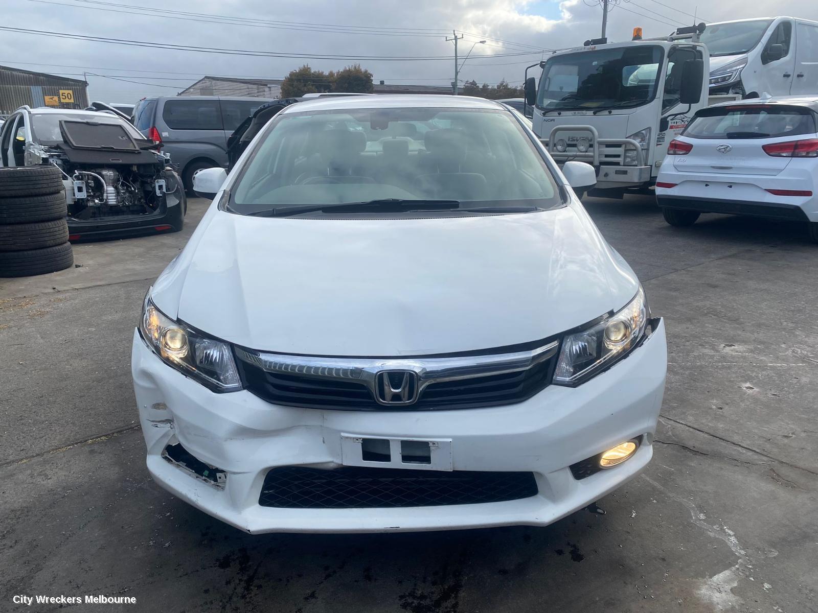 HONDA CIVIC LEFT FRONT DOOR, 9TH GEN, SEDAN (VIN JHMFB/MRHFB), 02/2012 - 04/2016 - Image 2