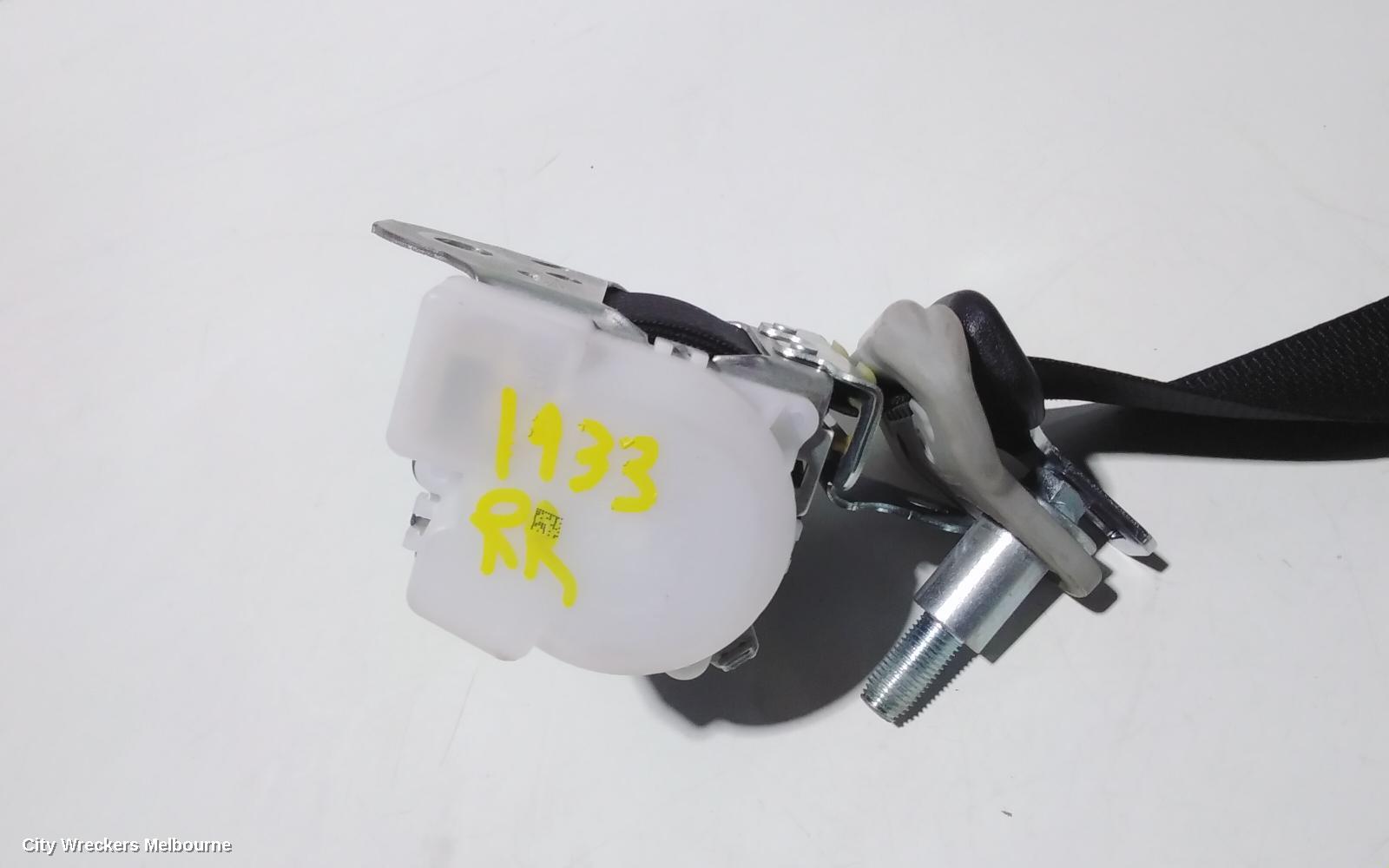 TOYOTA RAV4 SEATBELT/STALK, RH REAR, SEAT BELT ONLY (NO STALK), XA40, 10/2015 - 11/2018 - Image 3