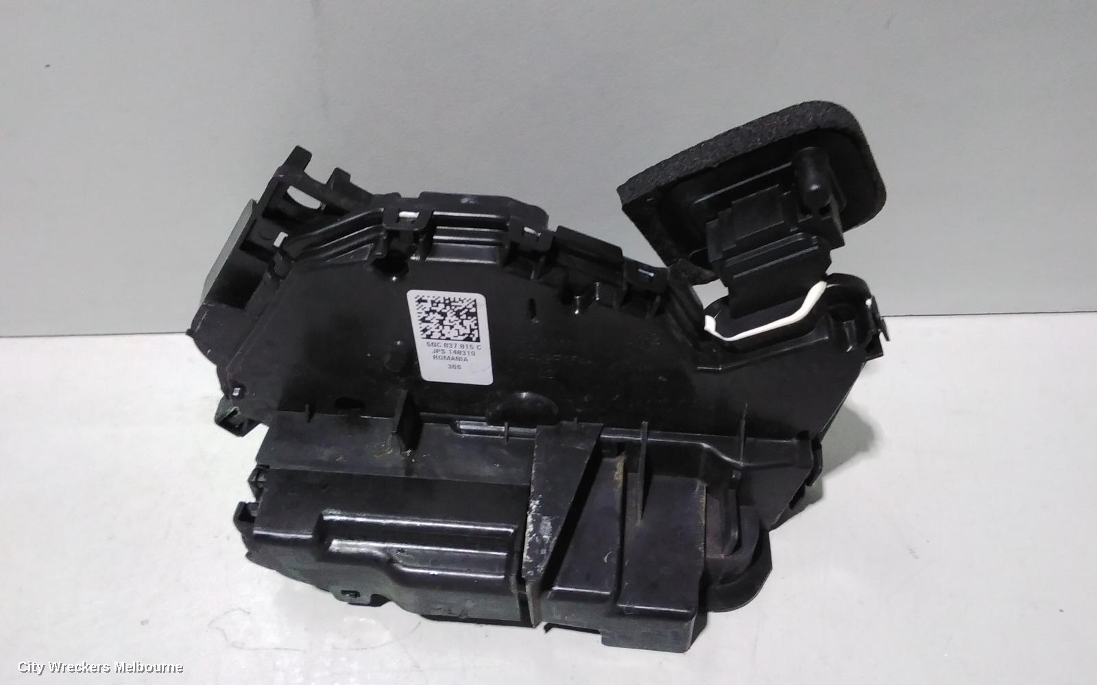 VOLKSWAGEN TIGUAN DOOR/BOOT/GATE LOCK, LEFT FRONT DOOR LOCK, 5NA, 06/2016 ONWARDS - Image 2