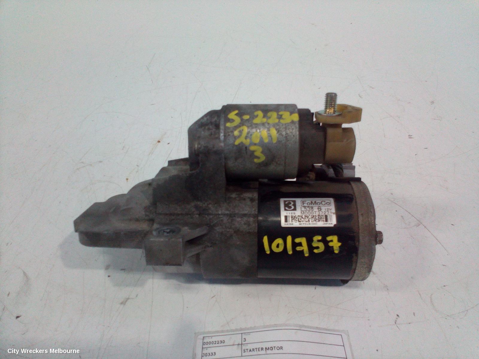 MAZDA 3 STARTER, PETROL, 2.5, P/N L50918400, BL, 04/2009 - 10/2013 - Image 1
