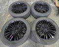 LAND ROVER DISCOVERY WHEEL MAG, FACTORY, 20X8.5IN, 5 V SPOKE, HIGH GLOSS BLACK, STYLE 5011, L462, 12/2016 - 12/2020 - Image 1