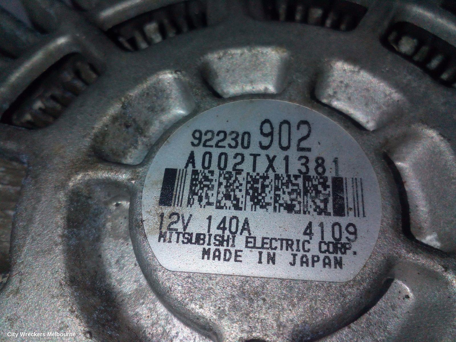 HOLDEN COMMODORE ALTERNATOR, 3.0, LFW, VF, 05/2013 - 12/2017 - Image 3